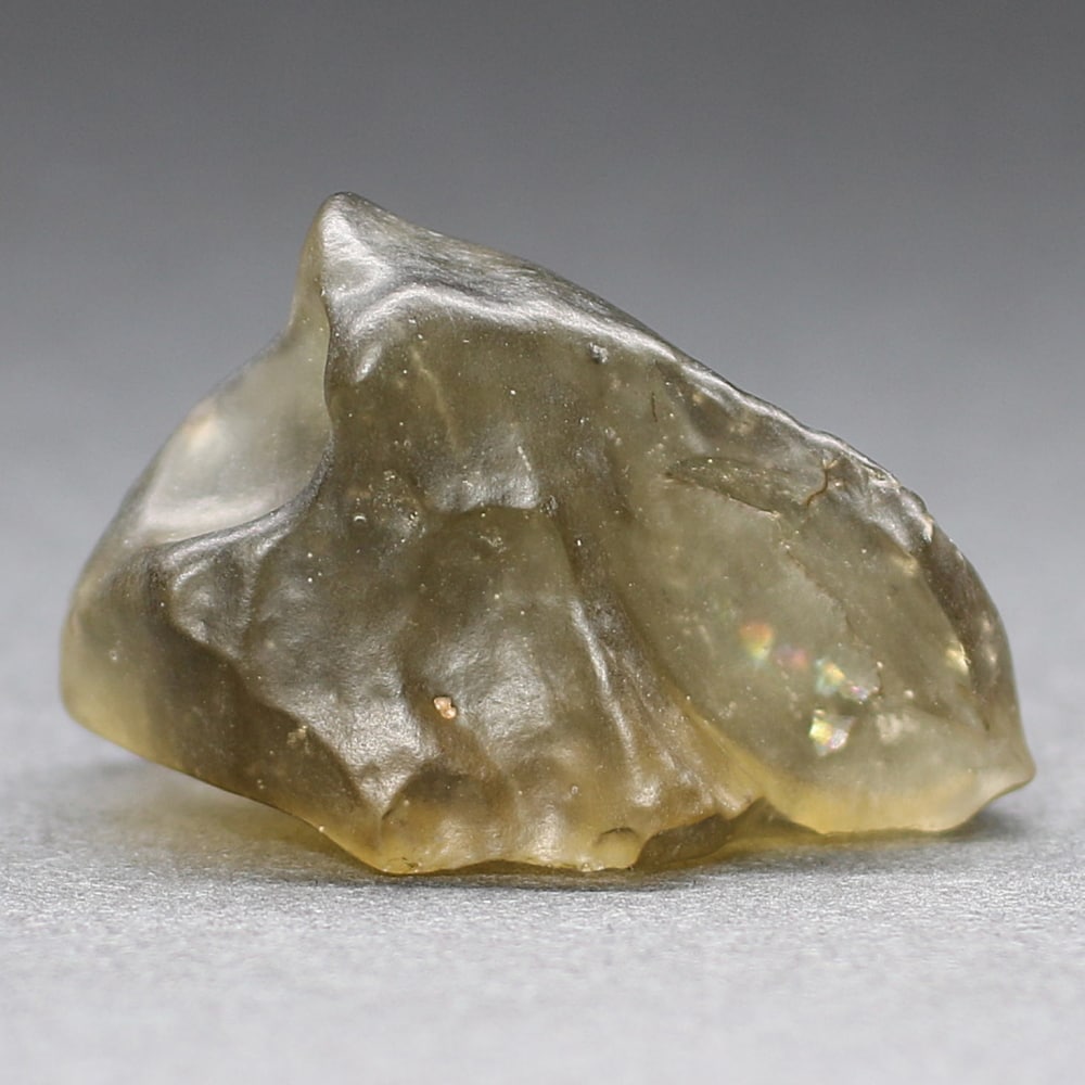 希少・高品質++]天然ブラックリビアングラス原石（15.1g） - 埼玉県