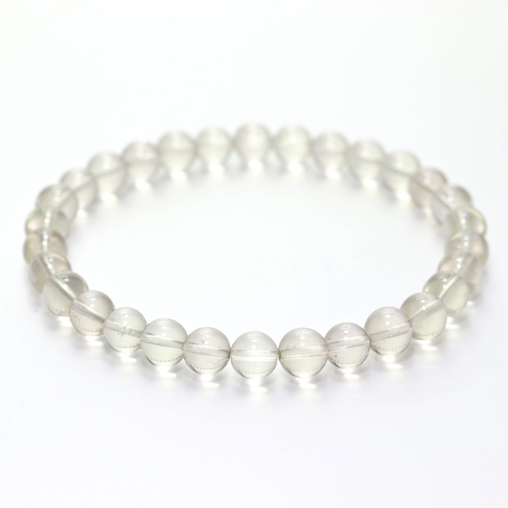 高品質++]天然リビアングラスブレスレット（約6mm玉） - 埼玉県吉川市