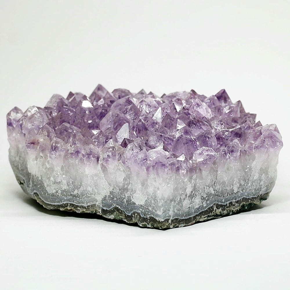 高品質]インド/カルール産ラベンダーアメジストクラスター（大型原石