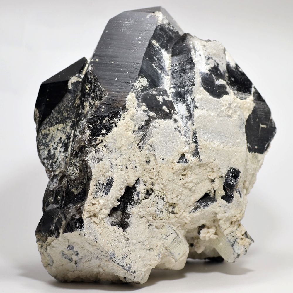 特別価格/山東省産]天然モリオンクラスター/黒水晶（4.88kg大型原石