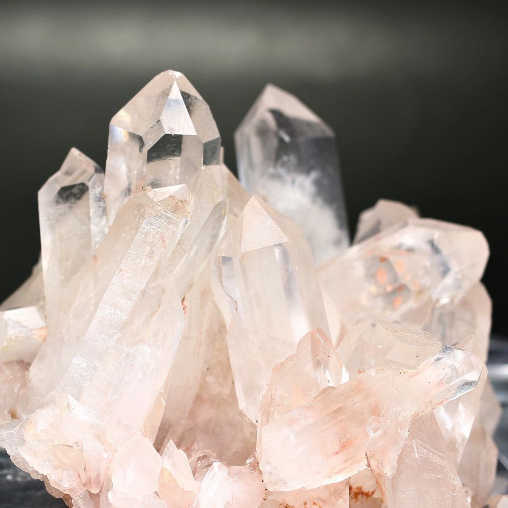 高品質]マダガスカル産水晶クラスター/クリアピンク（原石774g