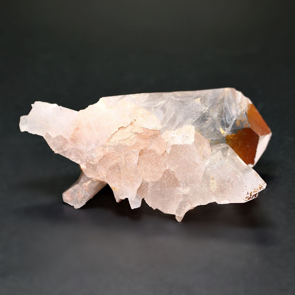 高品質]マダガスカル産水晶クラスター/クリアピンク（原石127g・大