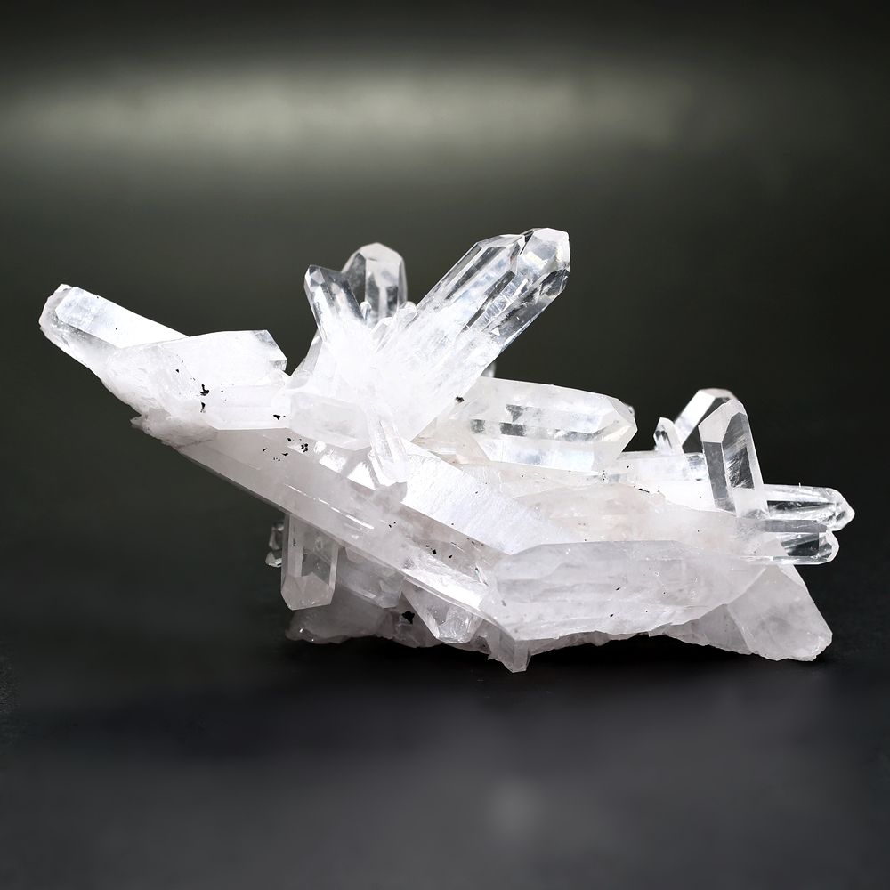 高品質]マダガスカル産水晶クラスター/超クリアホワイト（原石165g