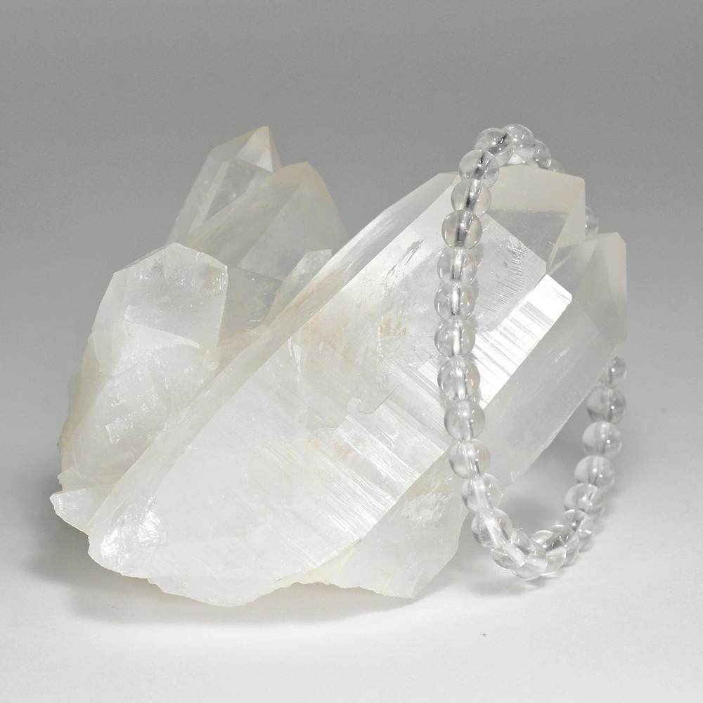 インド/マニカラン産]ヒマラヤ水晶クラスター/原石（ミルキーな結晶