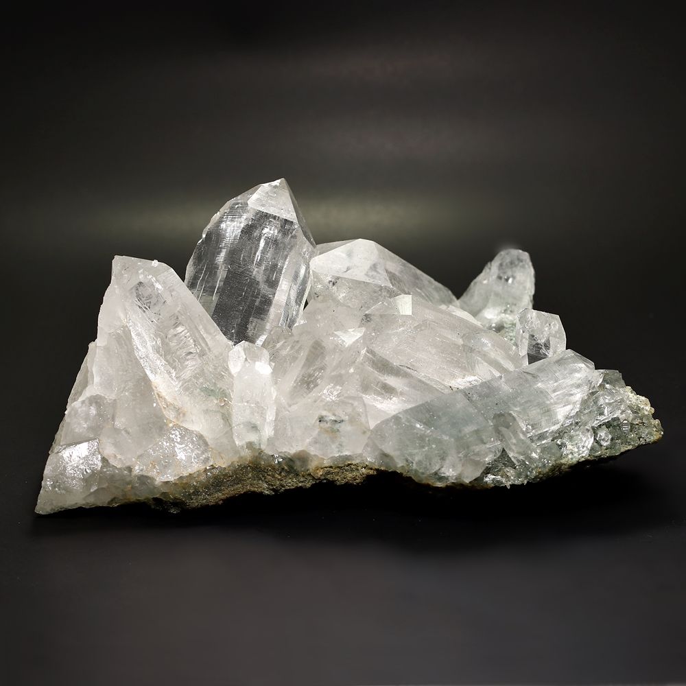 高品質++]インド/マニハール産ヒマラヤ水晶クラスター（1.96kg原石