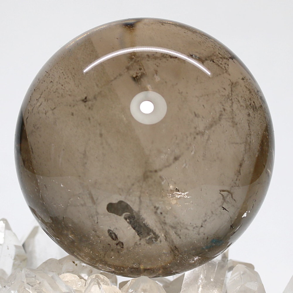 特別価格/希少・高品質]マダガスカル産天然スモーキーシトリン丸玉