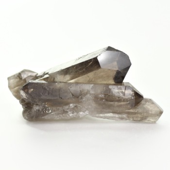 ブラジル産]ナチュラルスモーキークォーツクラスター（天然未処理原石