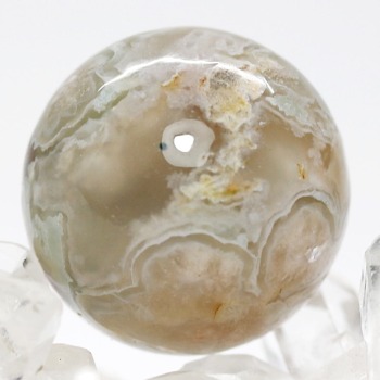 チェリーブロッサムアゲート/桜瑪瑙丸玉（スフィア、球体石） - 埼玉県