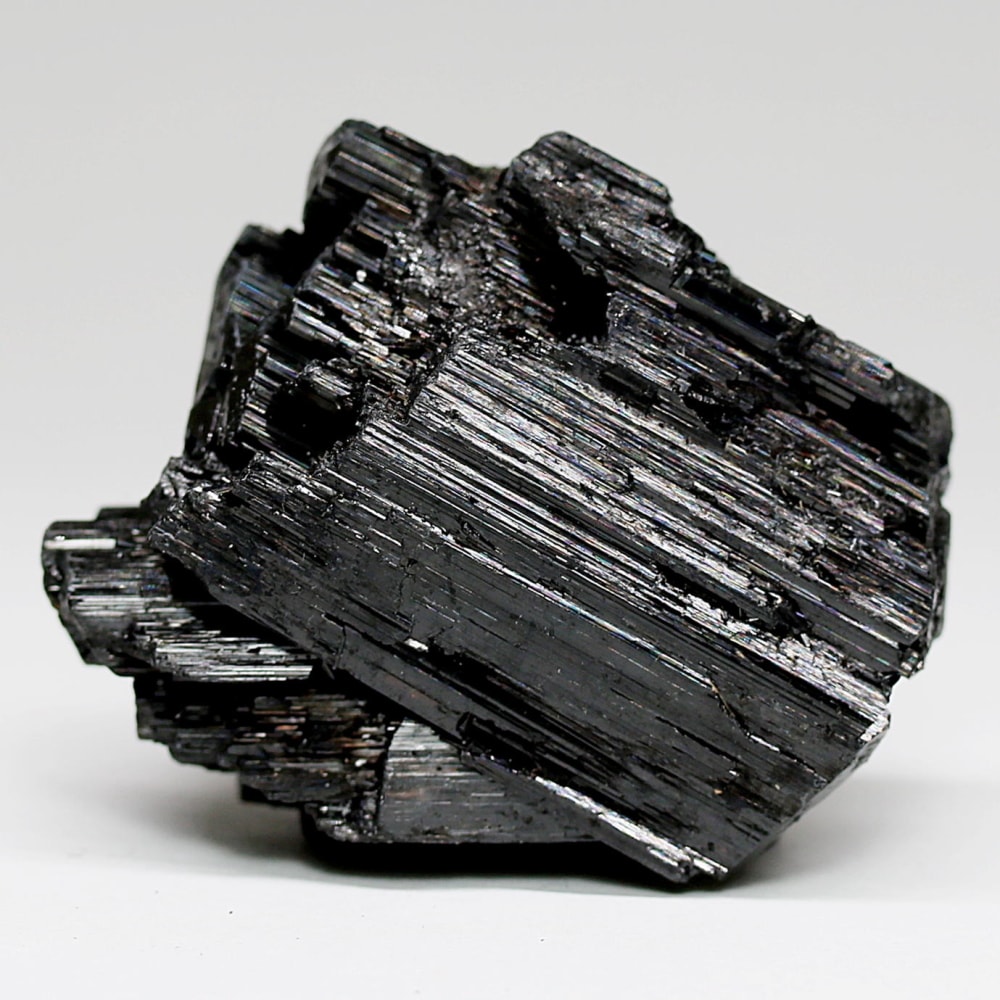 内モンゴル産ブラックトルマリン結晶石（ショールトルマリン原石83.1g