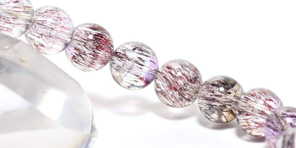 トップクォリティ]スーパーセブンブレスレット（約9mm玉・レピドクロ