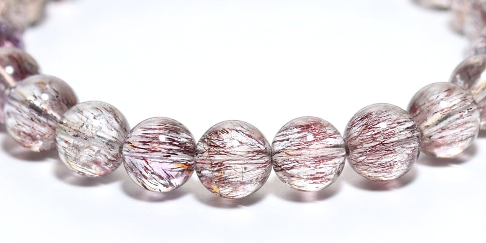 トップクォリティ]スーパーセブンブレスレット（約9mm玉・レピドクロ