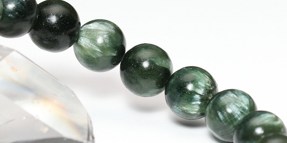 高品質++]セラフィナイトブレスレット（約10mm玉） - 埼玉県吉川市の