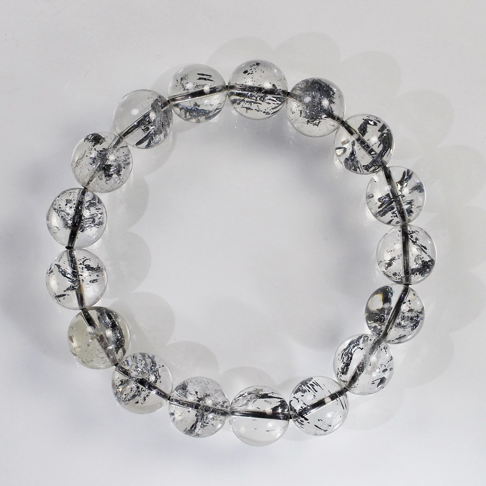 3A]スティブナイトインクォーツブレスレット（約12mm玉） - 埼玉県吉川