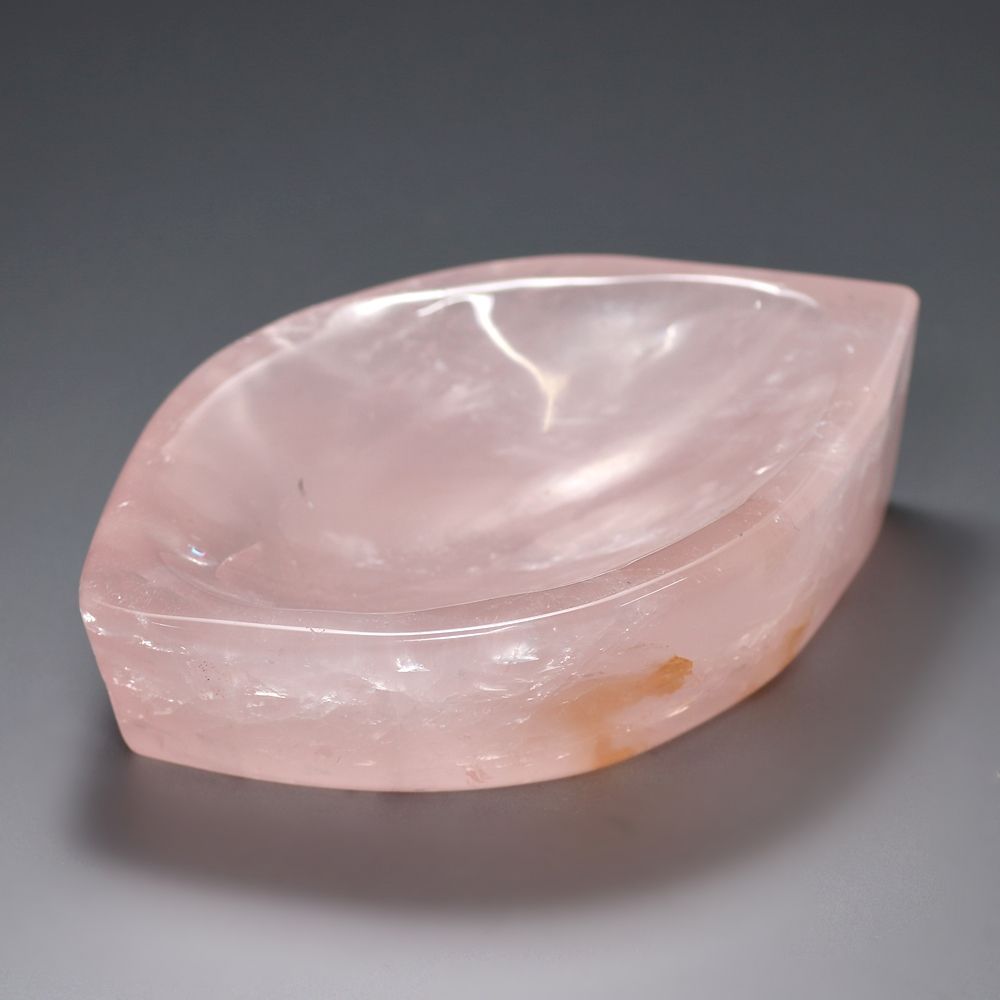 ブラジル産]ローズクォーツ浄化用皿（天然石小物入れ） - 埼玉県吉川市
