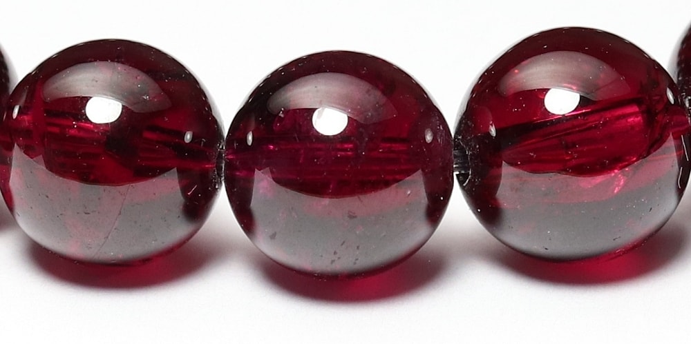 高品質++]ロードライトガーネットブレスレット（約8.5mm玉） - 埼玉県