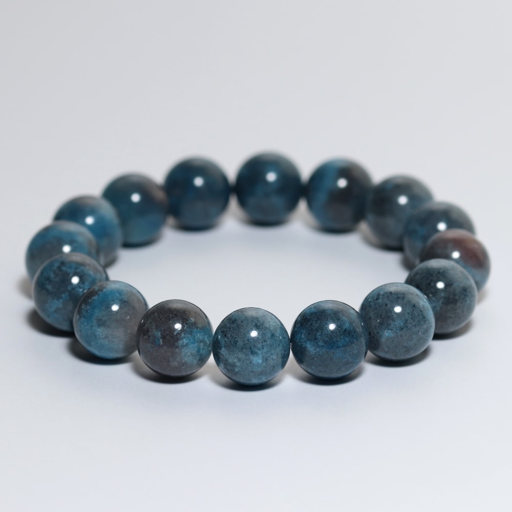 高品質]トロレアイトブレスレット/トロール石（約13.5mm玉） - 埼玉県