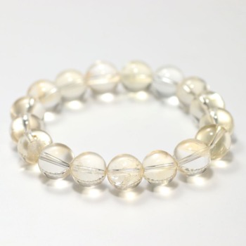 希少非加熱・高品質]ウクライナ産天然シトリンブレスレット/原石から