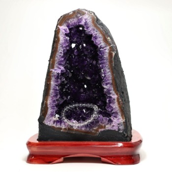 トップクォリティ]ウルグアイ産アメジストドーム（高さ約20.5cm・専用