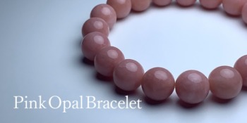 ピンクオパールブレスレット - 埼玉県吉川市の天然石専門店・水晶