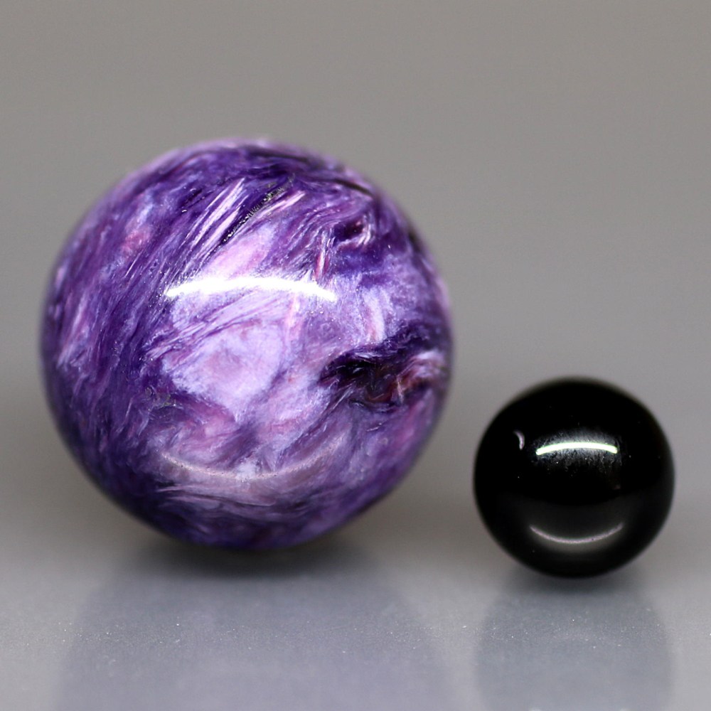 高品質]チャロアイト丸玉/スフィア - 埼玉県吉川市の天然石専門店