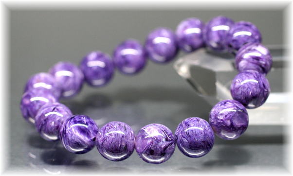 3A+]キャッツアイチャロアイトブレスレット（約12mm玉） - 埼玉県吉川