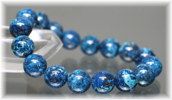 最高品質]ブルークリソコラブレスレット（約12mm玉） - 埼玉県吉川市の