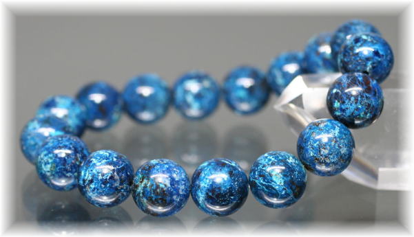最高品質]ブルークリソコラブレスレット（約12mm玉） - 埼玉県吉川市の