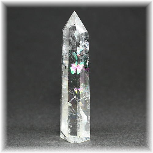 ブラジル産]虹入り水晶ポリッシュポイント - 埼玉県吉川市の天然石専門