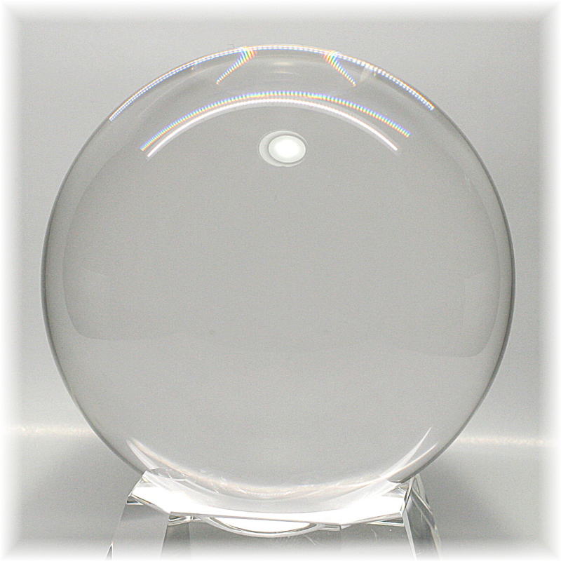 ブラジル産]天然無垢本水晶玉/10cmUP丸玉/天然本物透明スフィア（100mm