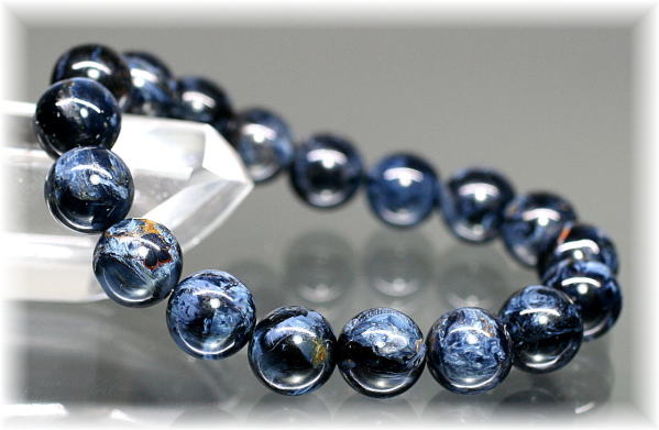 最高品質]ブルーピーターサイトブレスレット（約11mm玉） - 埼玉県吉川