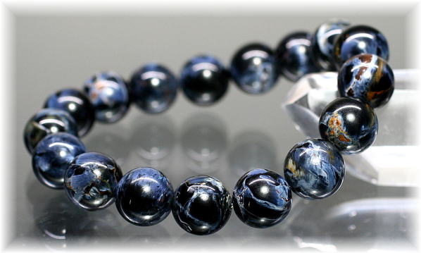 最高品質]ブルーピーターサイトブレスレット（約13mm玉） - 埼玉県吉川