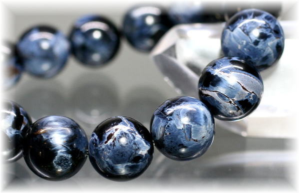 最高品質]ブルーピーターサイトブレスレット（約13.5mm玉） - 埼玉県