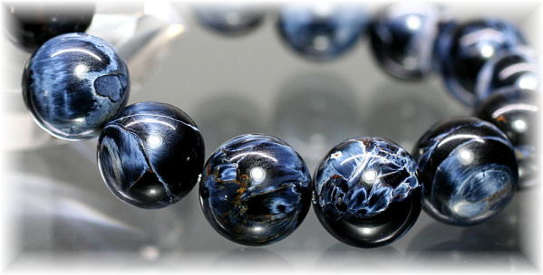 最高品質]ブルーピーターサイトブレスレット（約13.5mm玉） - 埼玉県