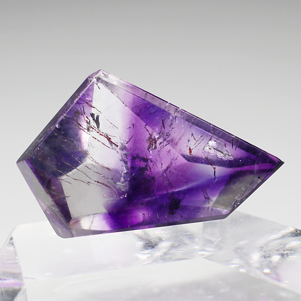 マダガスカル産]アメジストエレスチャルフリーカット（アメジスト