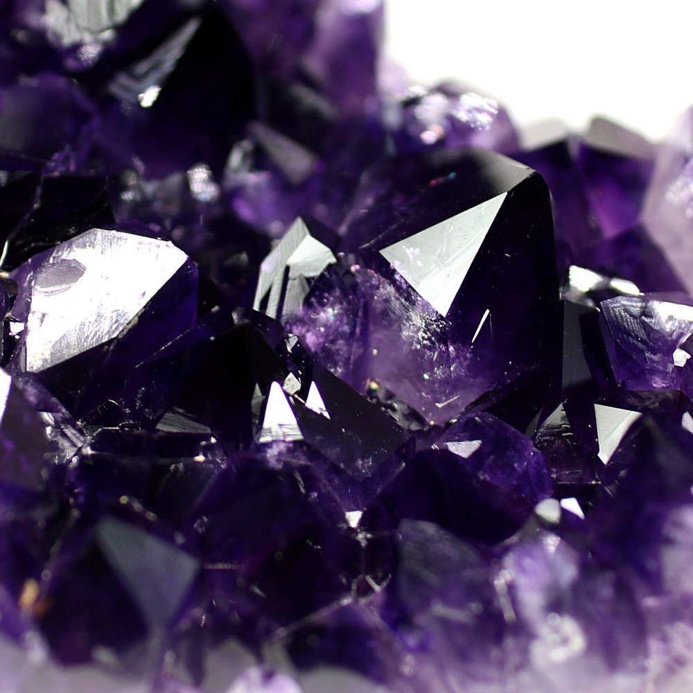 ウルグアイ産]ハート型アメジストクラスター/原石 - 埼玉県吉川市の