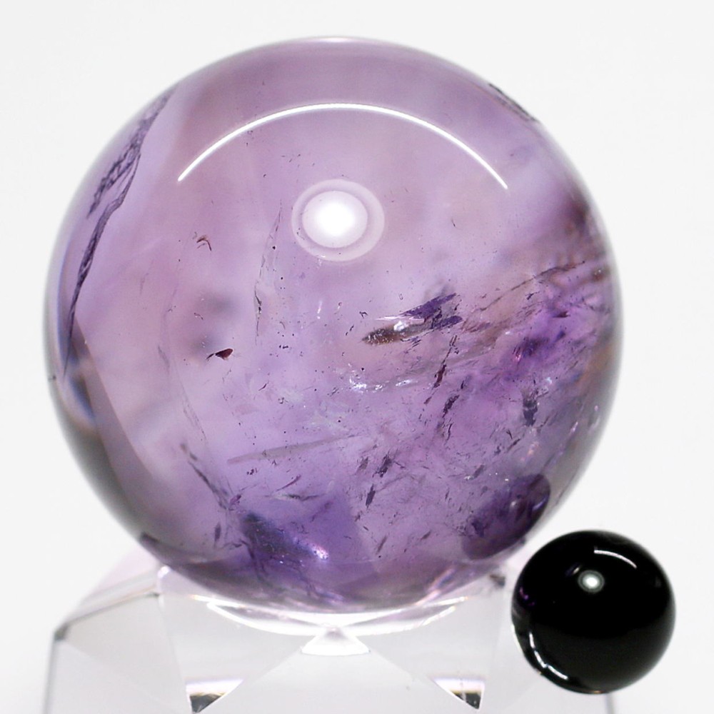 ブラジル産]アメジスト丸玉/スフィア（36.9mm） - 埼玉県吉川市の