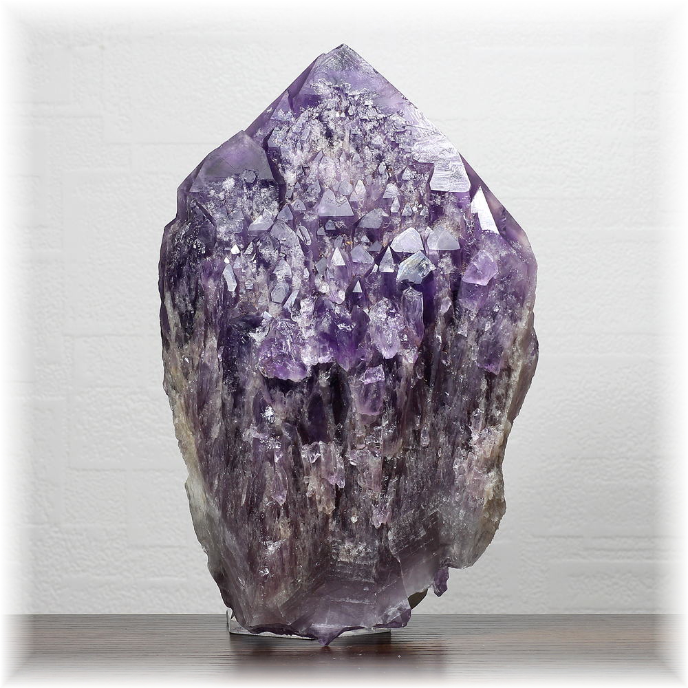 ブラジル産]アメジストエレスチャルカテドラルクラスター/原石（専用