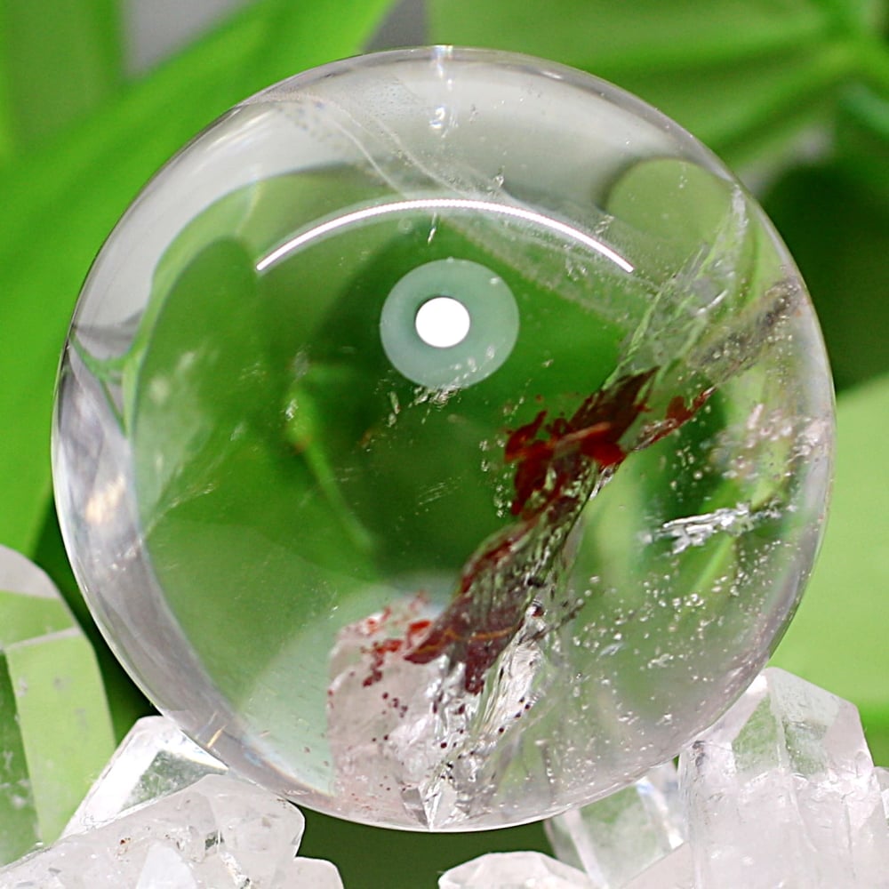 トップクォリティ]ブラジル産天然オーロラクォーツ丸玉/スフィア（球体