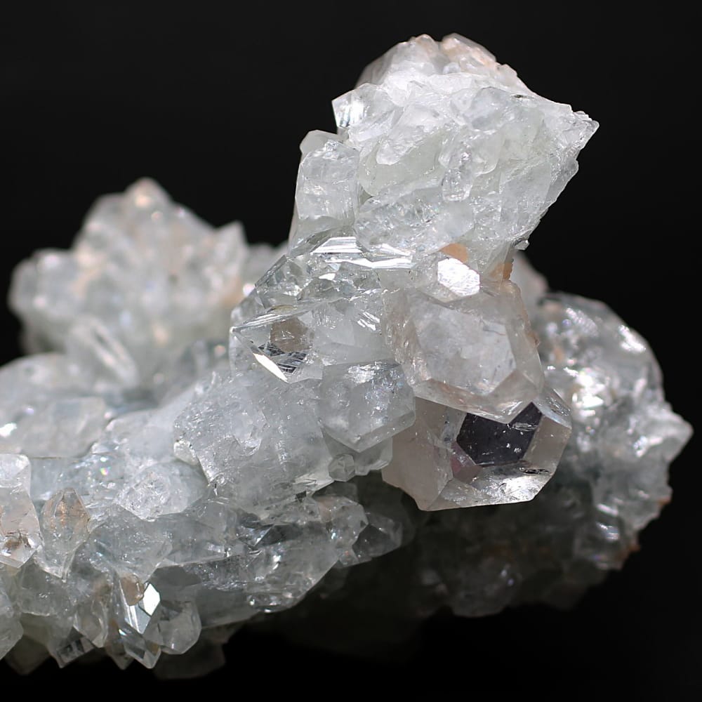 高品質]インド産アポフィライトクラスター/結晶原石（スティルバイト