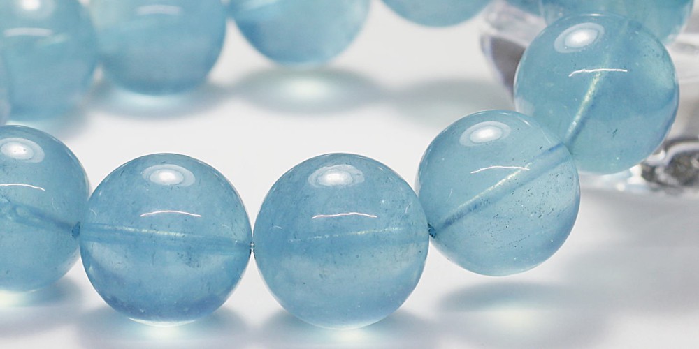 高品質++]アクアマリンブレスレット（希少な約18mm大玉） - 埼玉県吉川