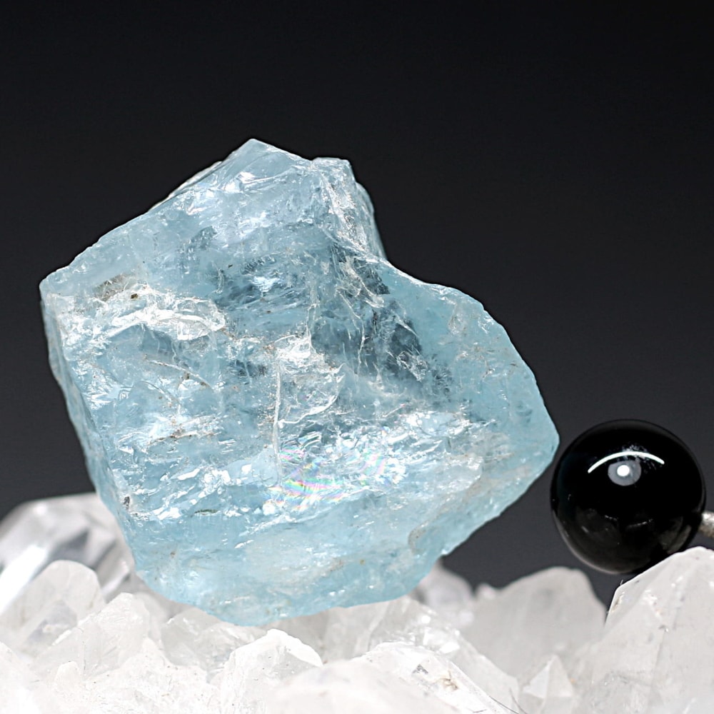 ブラジル産]天然アクアマリン結晶/未加工原石（非加熱無着色・18.0g