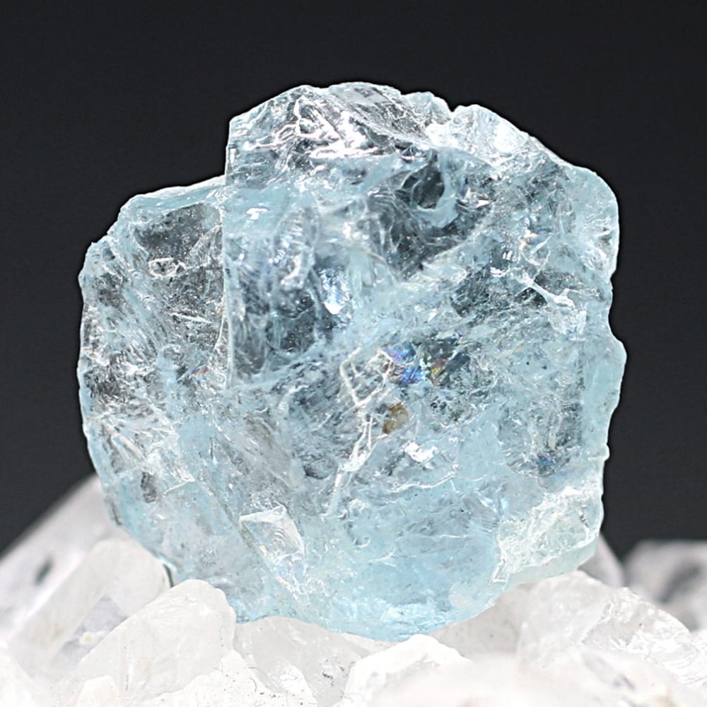 ブラジル産]天然アクアマリン結晶/未加工原石（非加熱無着色・7.8g