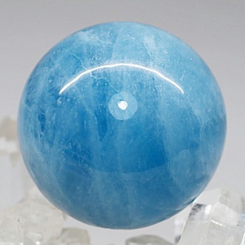 アクアマリン丸玉（スフィア、球体石） - 埼玉県吉川市の天然石専門店