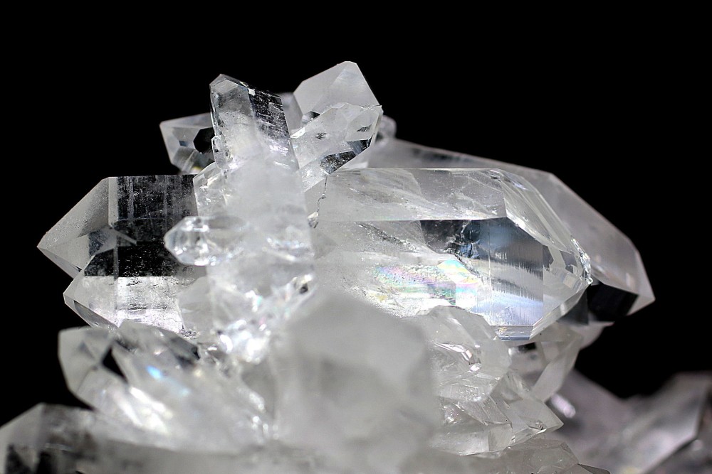 アメリカ/アーカンソー州産]水晶クラスター原石（ダブルポイント