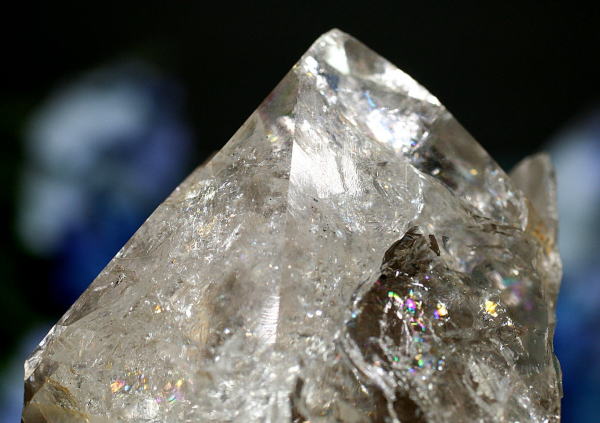 ハーキマーダイヤモンド結晶原石特大ナチュラルポイント - 埼玉県吉川