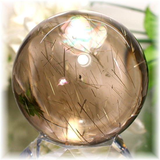 高品質]ゴールドルチルクォーツ丸玉/スフィア - 埼玉県吉川市の天然石