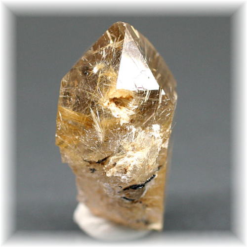 ブラジル産]ゴールドルチルクォーツポイント - 埼玉県吉川市の天然石