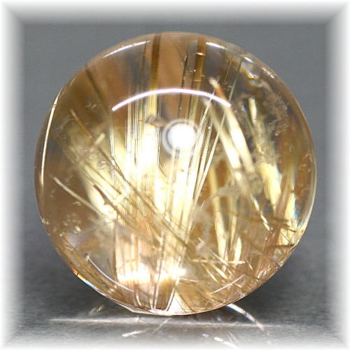 高品質]ゴールドルチルクォーツ丸玉/スフィア - 埼玉県吉川市の天然石