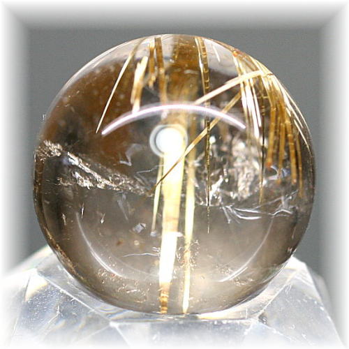 ブラジル産・高品質]ゴールドルチル丸玉/スフィア - 埼玉県吉川市の