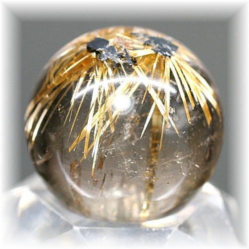 ブラジル産・高品質]ゴールドルチル丸玉/スフィア - 埼玉県吉川市の